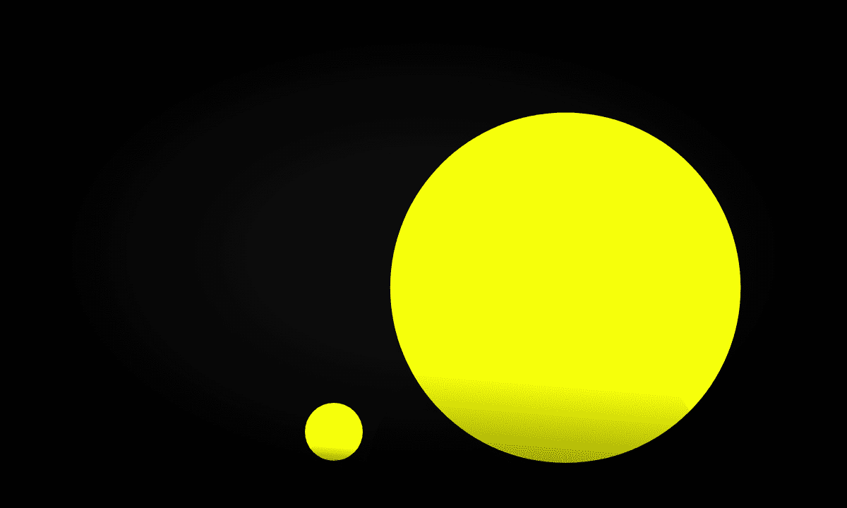 Graphic featuring yellow balls against a black background as part of an article about the customer experience.