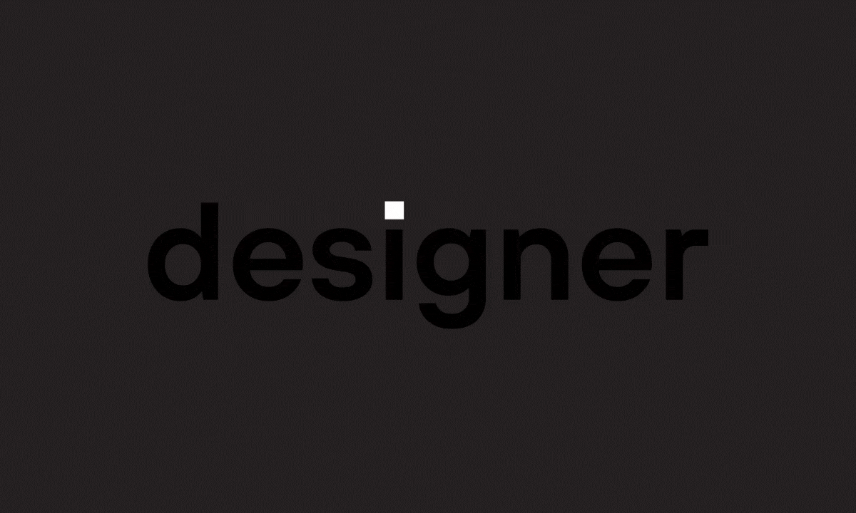A banner with the word 'designer' as part of an article about finding the best graphic designer.