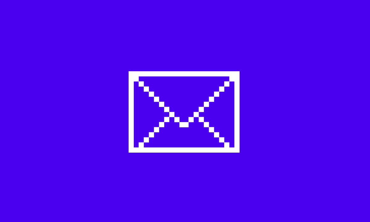 Graphic of an envelope to support an article about email marketing strategies.