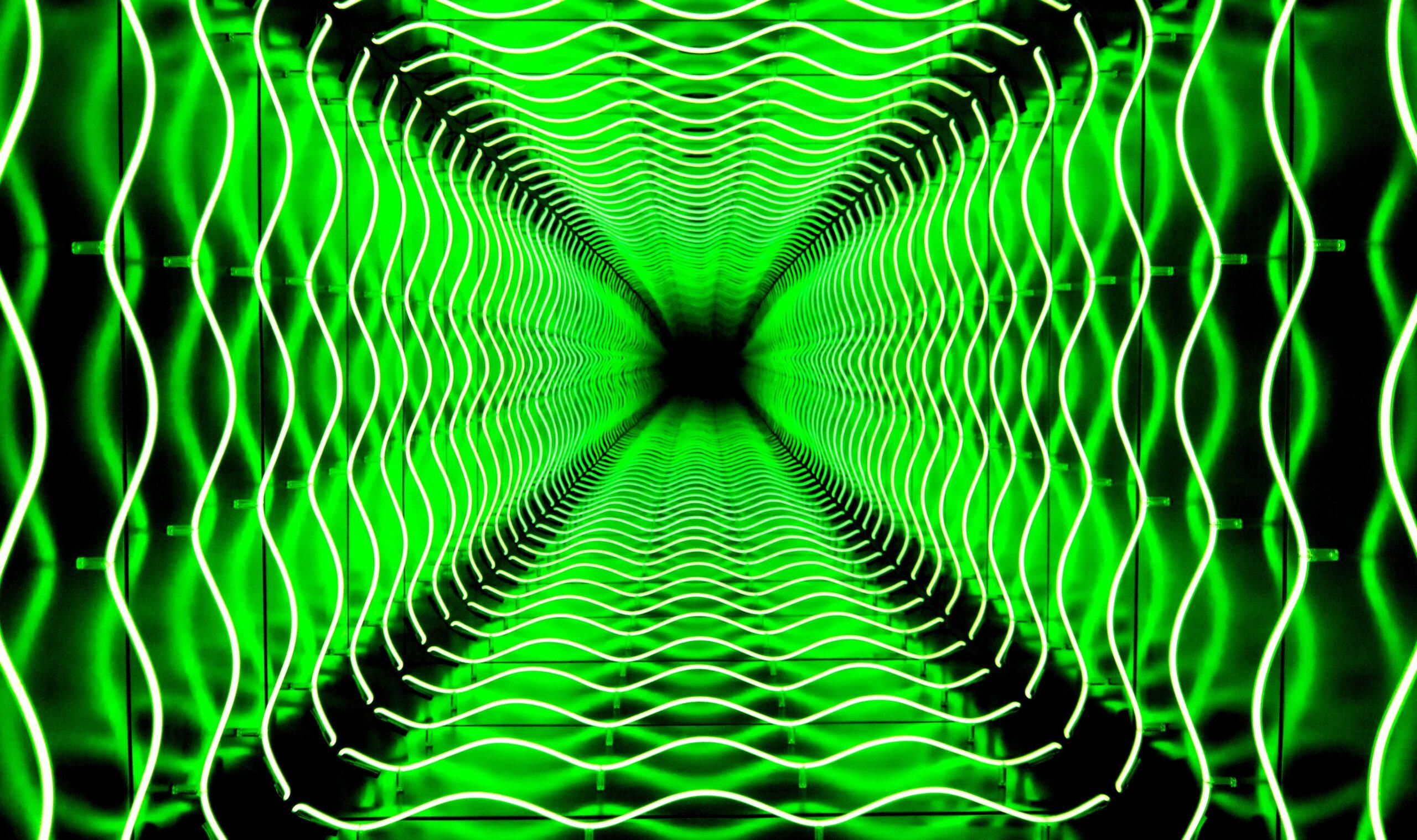 A vortex graphic as part of an article about 'What is brand positioning?'.