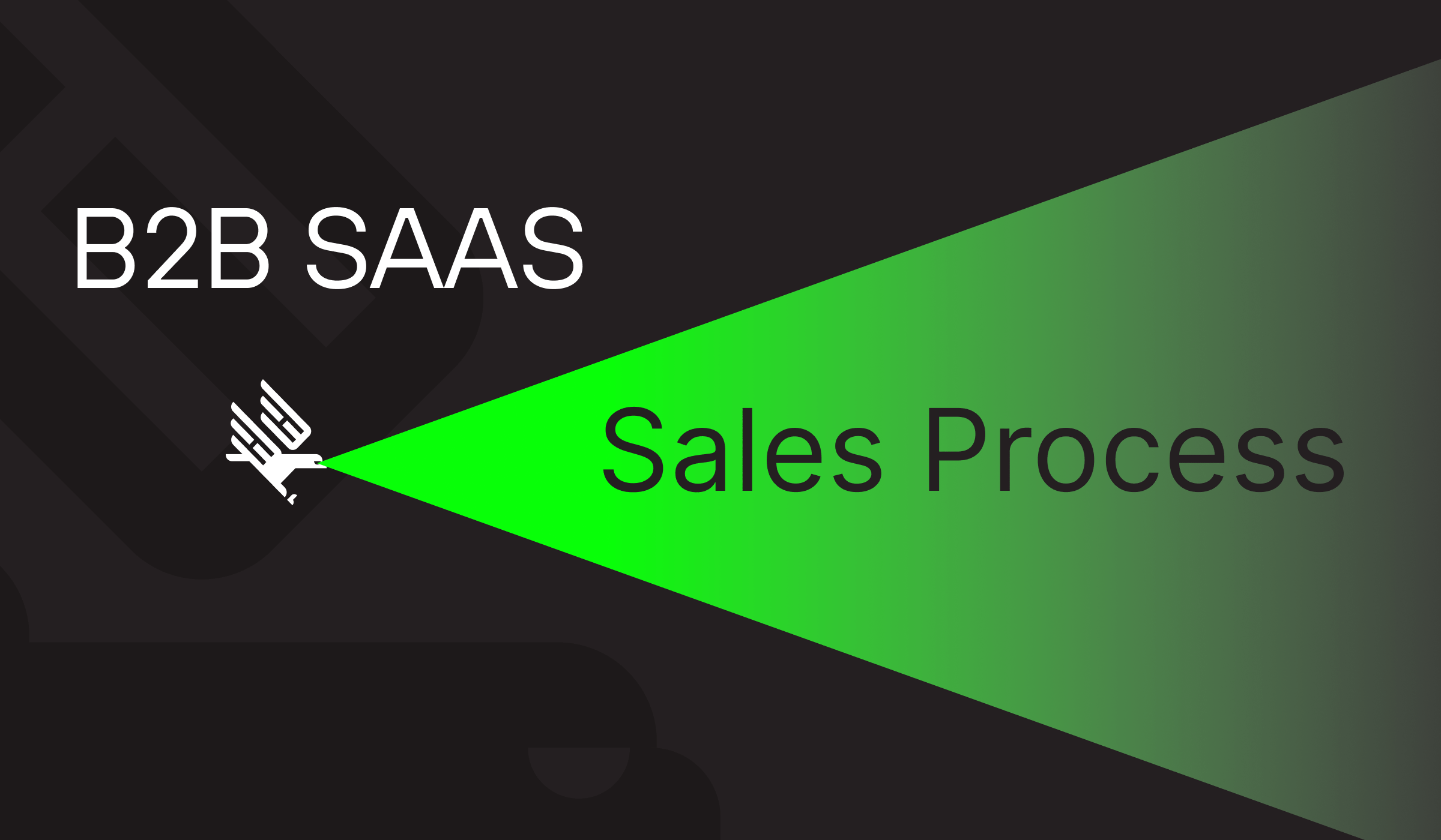 An image depicting a funnel as part of an article about the B2B SaaS Sales Process.