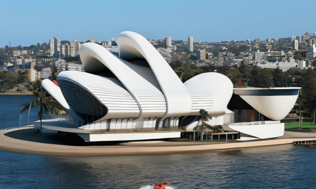 Amazing Sydney Opera House Redesigns Using AI Hunt & Hawk